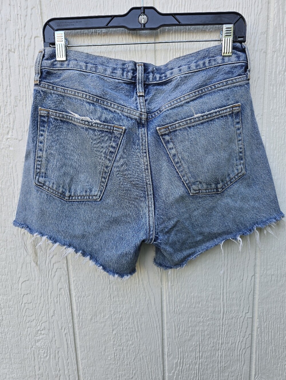 Agolde Cutoff Denim Shorts Perfect Wash Womens 27 - Picture 4 of 4